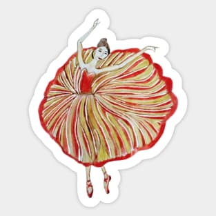 Ballet girl Sticker